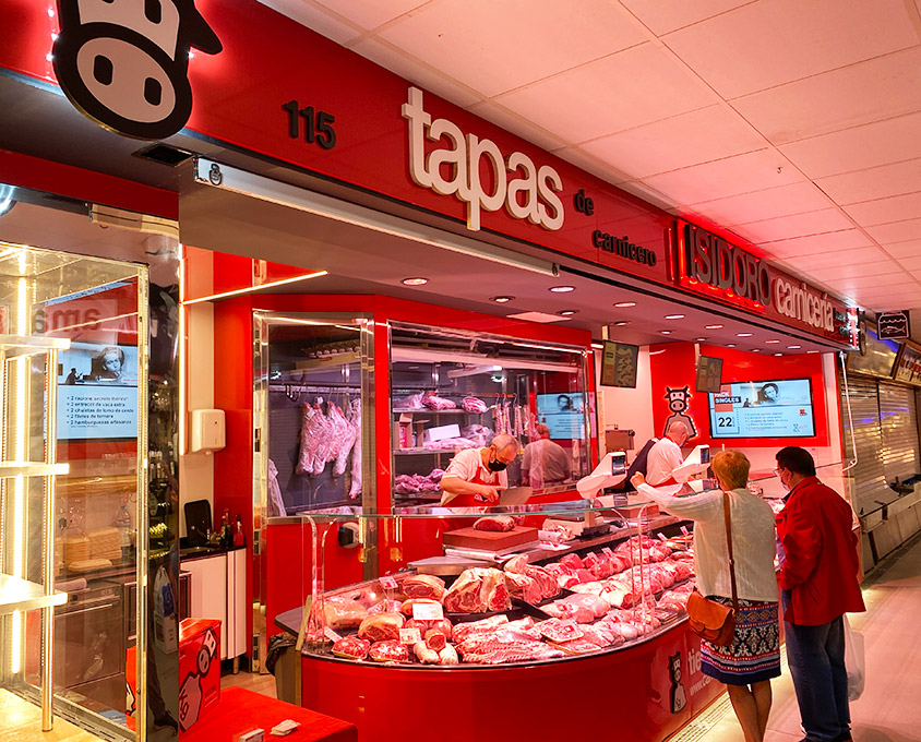 Tapas en la Carnicería en Mercado de Ventas de Madrid