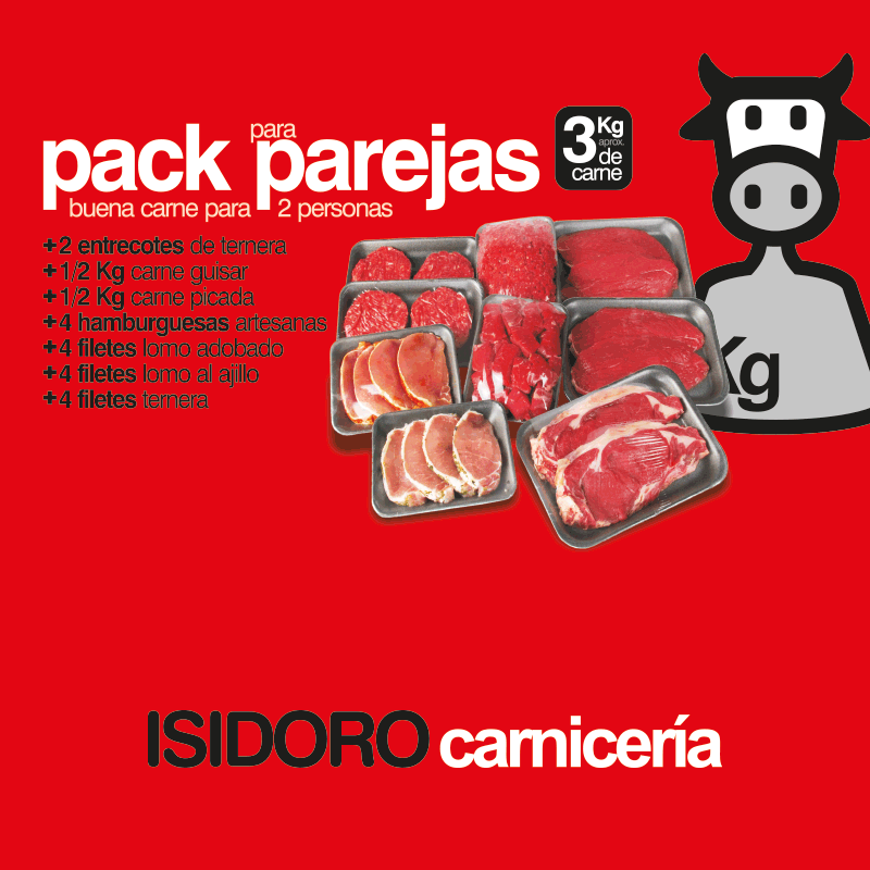 Pack carne para dos